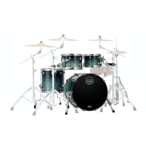 MAPEX IT SR504XRJ SATURN NEW FUSION 4 PEZZI TEAL BLUE FADE