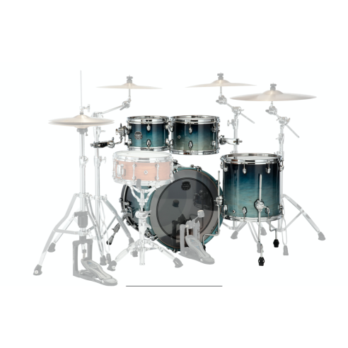 MAPEX IT SR504XRJ SATURN NEW FUSION 4 PEZZI TEAL BLUE FADE
