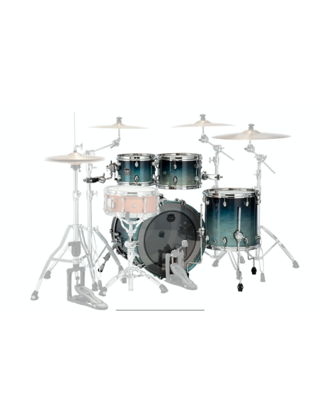 MAPEX IT SR504XRJ SATURN NEW FUSION 4 PEZZI TEAL BLUE FADE