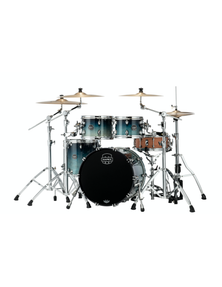 MAPEX IT SR504XRJ SATURN NEW FUSION 4 PEZZI TEAL BLUE FADE