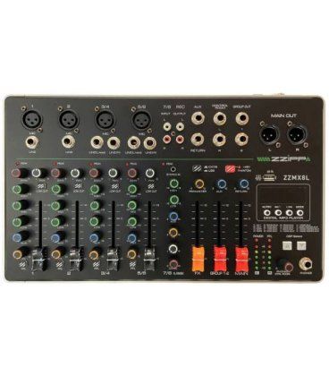 ZZIPP ZZMX8L MIXER 8 CANALI EX DEMO