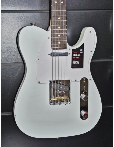 FENDER AM PERFORMER TELE RW SATIN SONIC BLUE EX DEMO FENDER AM PERFORMER TELE RW SATIN SONIC BLUE EX DEMO