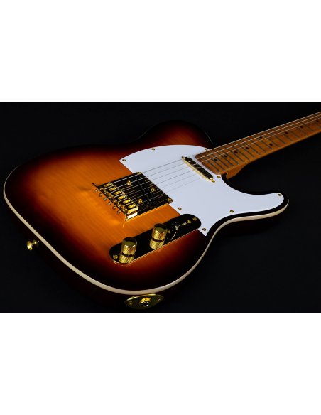 JET JT-600 BS G SS BROWN SUNBURST ROASTED MAPLE FLAME TOP