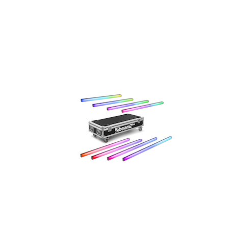 beamZ Zeus Tube 8pcs set in Flightcase
