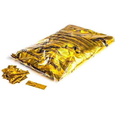 MagixFX metal confetti rectangles 55 x 17 mm - Gold
