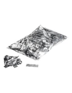 MagixFX metal confetti rectangles 55 x 17 mm - Silver