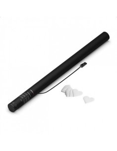 MagixFX Electric Cannon 80 cm - Confetti - White Hearts