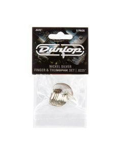 Dunlop 33P N/S 4FINGER & 1THUMB .0225 - PLAYER'S PACK 5 PLETTRI