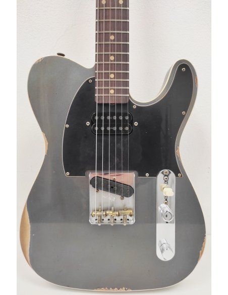 FENDER LTD TELE CUSTOM RELIC HS CHARCOAL FROST METALLIC