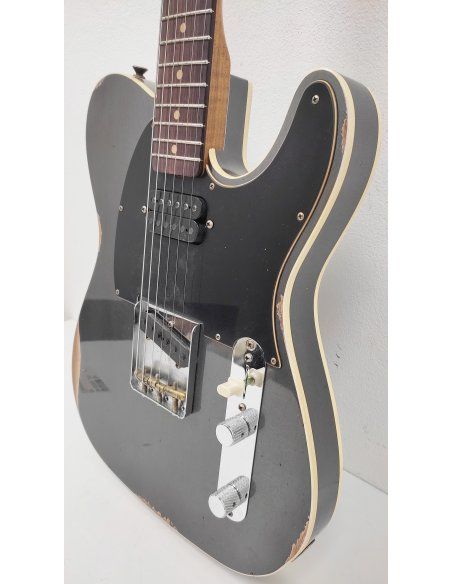 FENDER LTD TELE CUSTOM RELIC HS CHARCOAL FROST METALLIC