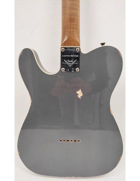 FENDER LTD TELE CUSTOM RELIC HS CHARCOAL FROST METALLIC