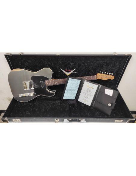 FENDER LTD TELE CUSTOM RELIC HS CHARCOAL FROST METALLIC