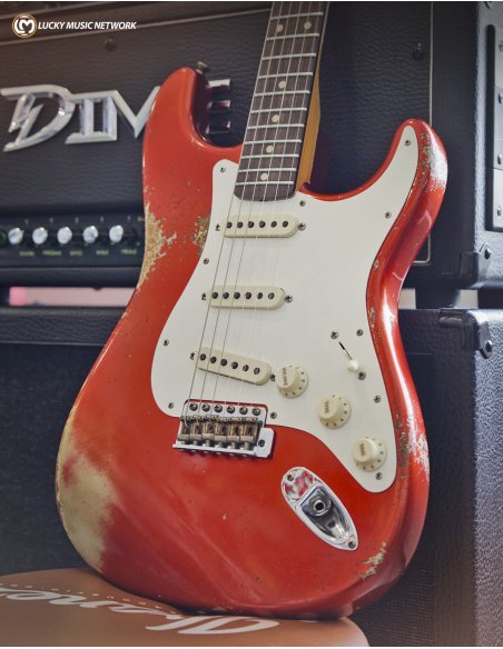 FENDER 1959 STRAT HEAVY RELIC SUPER FADED CAR