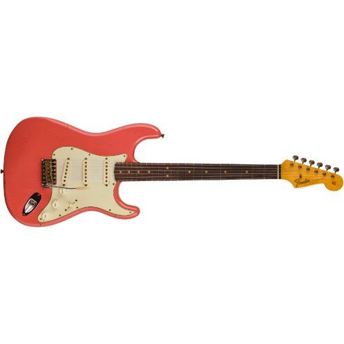 FENDER '64 STRAT JOURNEYMAN RELIC AGED FIESTA RED