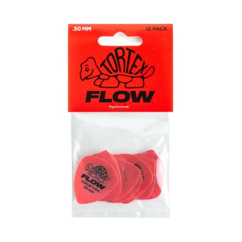 Dunlop 558P050 Tortex Flow Standard .50 mm Player's Pack/12