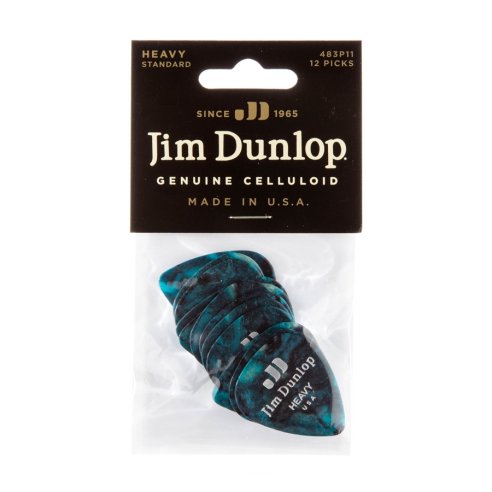 Dunlop 483P11 Turquoise Perloid - Heavy