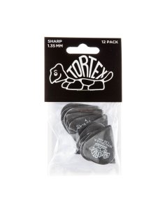Dunlop 412P Tortex Sharp Black 1.35