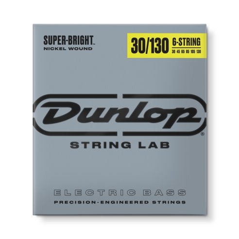 Dunlop DBSBN30130 Super Bright Nickel Wound, Medium Set/6