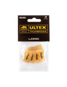 Dunlop 9073P ULTEX THUMB PICK LARGE-PLAYER'S CONFEZIONE DA 4