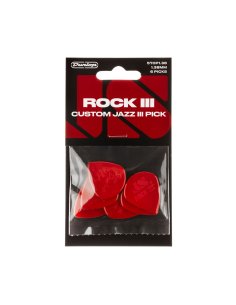 Dunlop 570P138 Rock III Custom Jazz III Pick 6pc