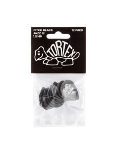 Dunlop 482P1.50 Pitch Black Jazz III 1.50