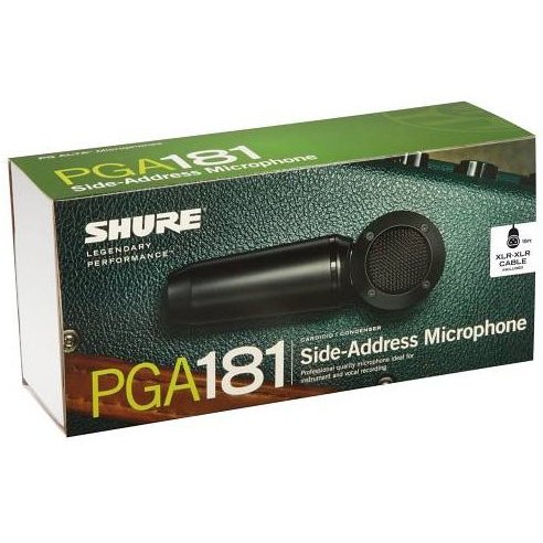 SHURE PGA181XLR MICROFONO A CONDENSATORE PER STRUMENTI