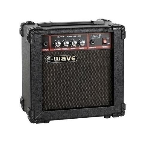 E-WAVE B-15 AMPLIFICATORE COMBO PER BASSO 15W