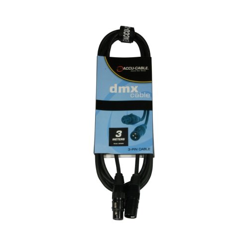 AMERICAN DJ AC-DMX3/3 CAVO DMX 3 METRI XLR 3 POLI