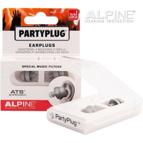 ALPINE PARTYPLUG SILVER EARPLUG