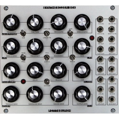 PITTSBURGH MODULAR SYNTHESIZER BOX 2ND GENERATION SEMI MODULAR SYNTH