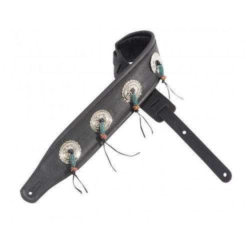 LEVY'S PM32SF-BLK TRACOLLA PELLE NERA