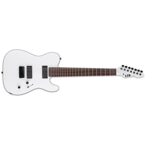 ESP LTD TE-407 SNOW WHITE SATIN
