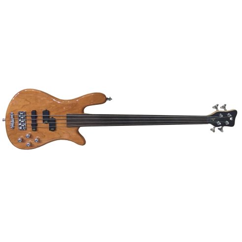 WARWICK STREAMER LX4 PRO SERIES NATURAL FRETLESS