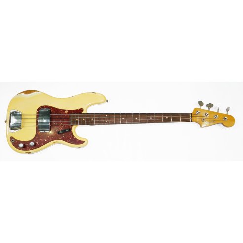 FENDER PRECISION BASS 64 HEAVY RELIC AGED WHITE