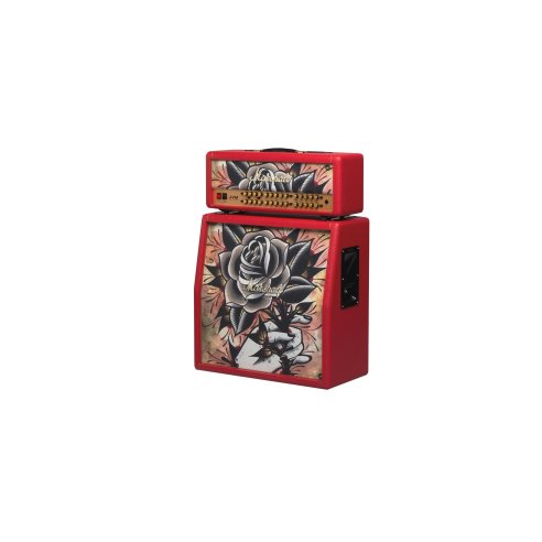 MARSHALL JVM410T3 + 1960AT3 RED VICKY MORGAN TATTOO SERIES