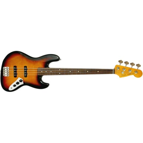 FENDER JAZZ BASS FSR CLASSIC 60S FRETLESS 3 TONE SUNBURST ROSEWOOD