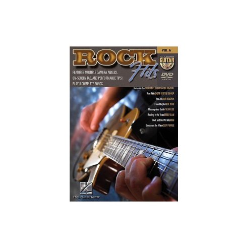 AAVV GUITAR PLAY ALONG VOLUME 6: ROCK HITS DVD ONLY HL00320521