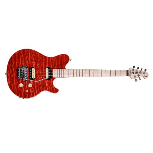 STERLING BY MUSIC MAN AX4-TRD/M TRANSPARENT RED