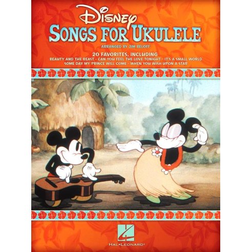 AAVV DISNEY SONGS FOR UKULELE HL00701708