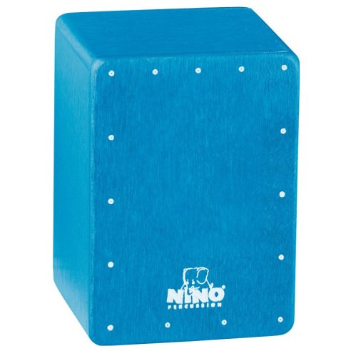 NINO PERCUSSION MINI CAJON SHAKER BLU 955BL