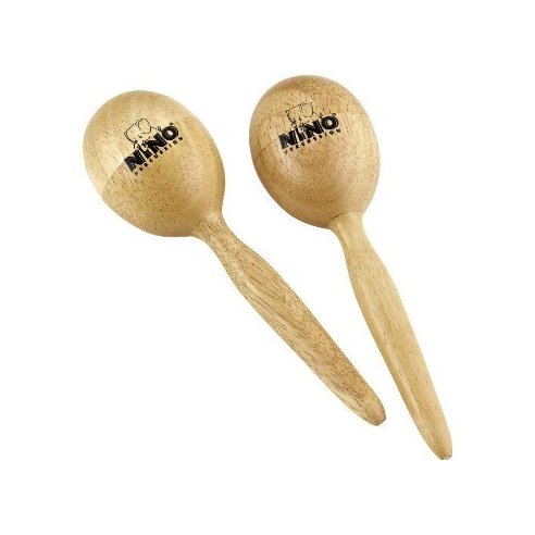 NINO PERCUSSIONS MARACAS OVALI IN LEGNO MEDIE