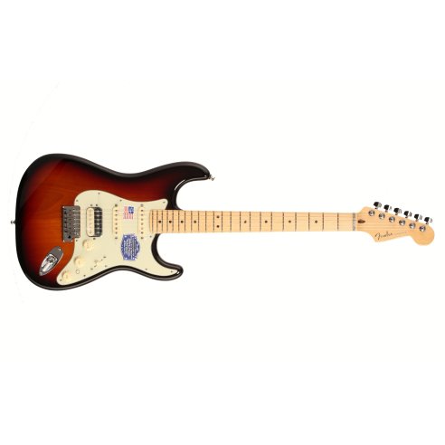 FENDER STRATOCASTER AMERICAN DELUXE HSS SHAWBUCKER 3 TONE SUNBURST MN