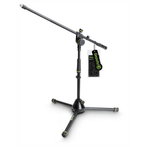 GRAVITY MS4221B SHORT MICROPHONE STAND 2 POINT ADJUSTMENT