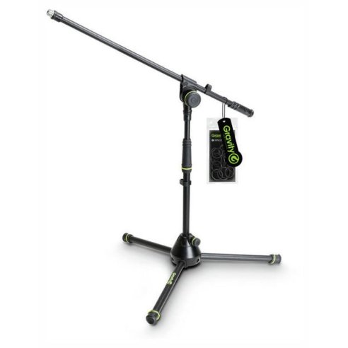 GRAVITY MS4211B SHORT MICROPHONE STAND 1 POINT ADJUSTMENT