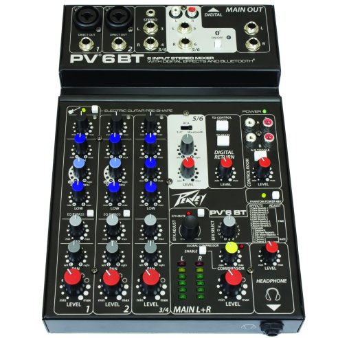 PEAVEY PV 6 BT  MIXER