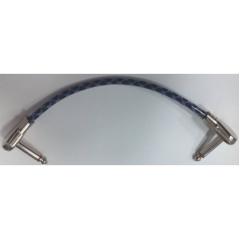 SHINER GY020LT CAVO DOPPIO JACK ANGOLO 0.20 MT TRASPARENTE