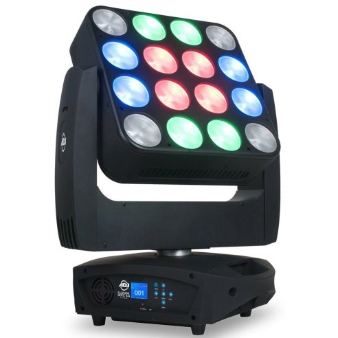 AMERICAN DJ ILLUSION DOTZ 4.4 TESTA MOBILE 16 TRI COB LED 30W CONTROLLO PIXEL