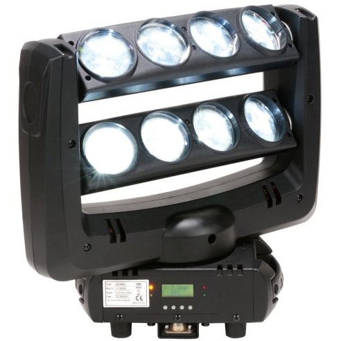 AMERICAN DJ CRAZY 8 TESTA MOBILE 8X8W WHITE LED