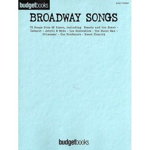BUDGET BOOKS BROADWAY SONGS ML97306