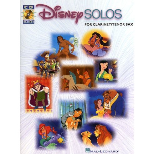DISNEY SOLOS + CD PER CLARINETTO O SAX TENORE ML98155